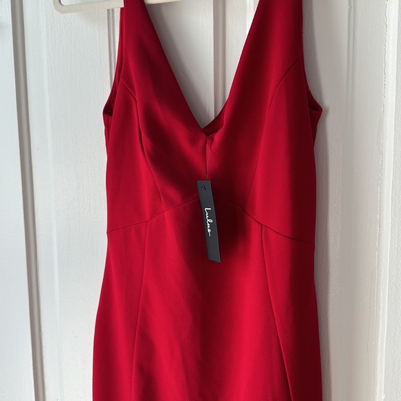 NWT - Lulu’s | Red Bodycon Midi Dress | Size Medium - Picture 6 of 7